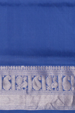 Image of Venkatagiri Silk Smoky Grey Saree