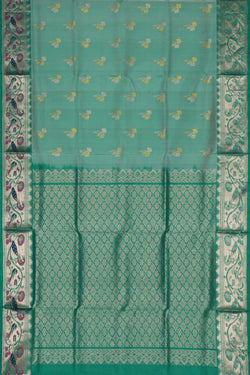 Image of Venkatagiri Silk Sea Green Saree