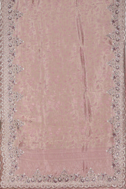 Image of A Self-Jacquard Embroidery Saree