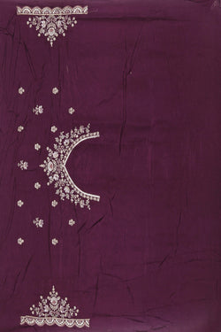 Image of A Self-Jacquard Embroidery Saree