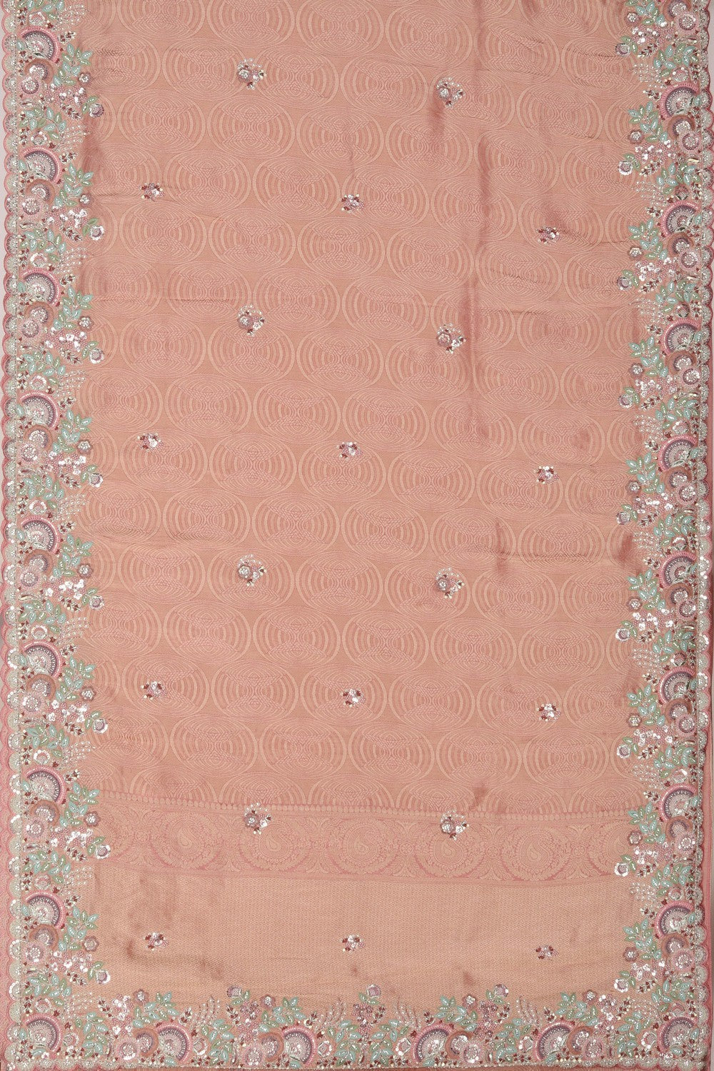 A Self-Jacquard Embroidery Saree