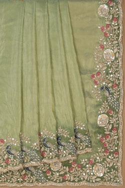 Image of A Gota Patti Embroidery Saree