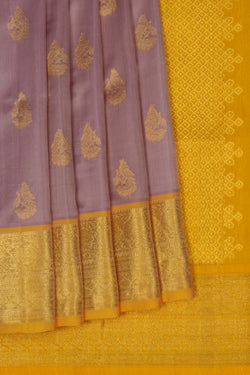 Image of Venkatagiri Silk Purple Saree