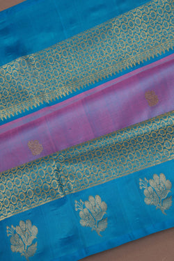 Image of Venkatagiri Silk Purple Saree