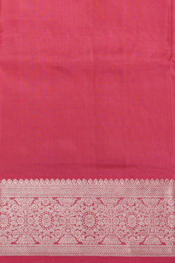 Image of Venkatagiri Silk Mustard Saree