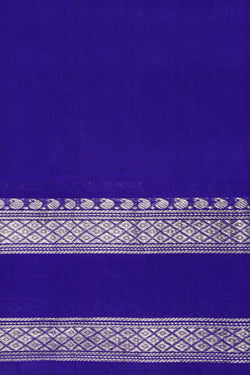 Image of Venkatagiri Silk Peacock Blue Saree