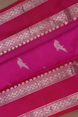 Image of Venkatagiri Silk Pink Saree