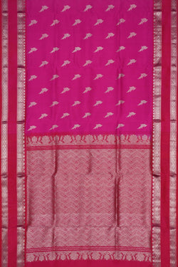 Image of Venkatagiri Silk Pink Saree