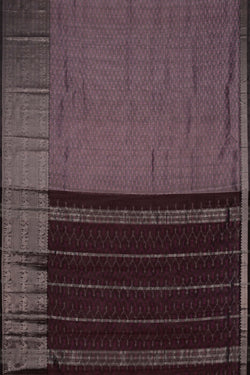 Image of Mangalgiri Silk Mauve Saree