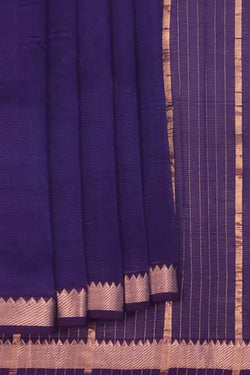 Image of Mangalgiri Silk Purple Saree