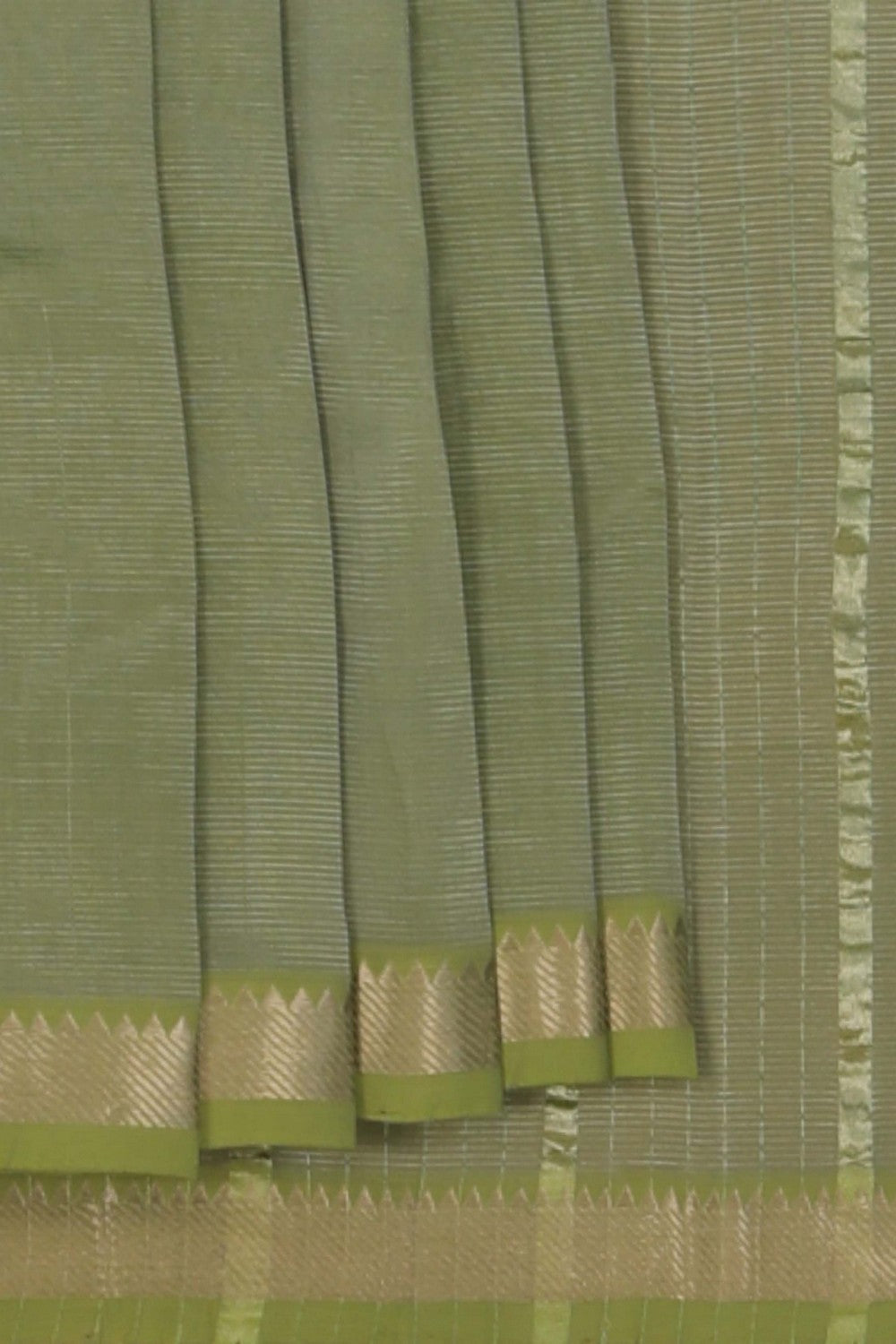 Mangalgiri Silk Mint Green Saree