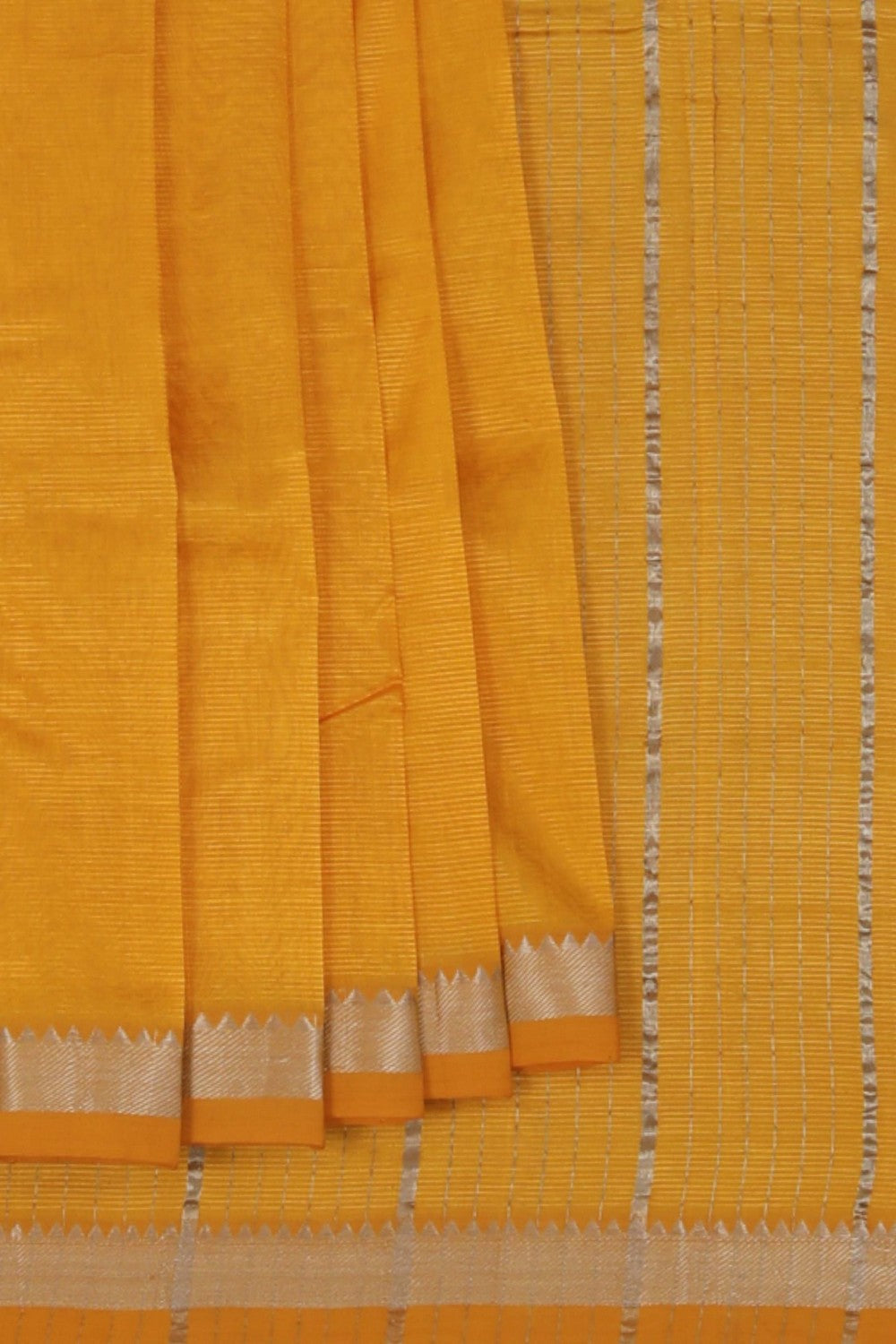 Mangalgiri Silk Mustard Saree