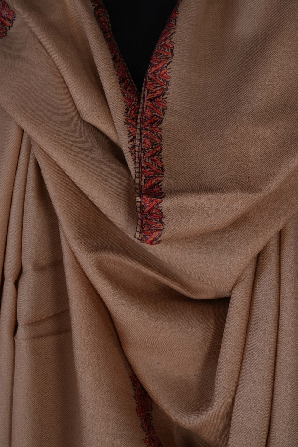 Image of Kashmiri Hand Embroidered Pure Pashmina Stole