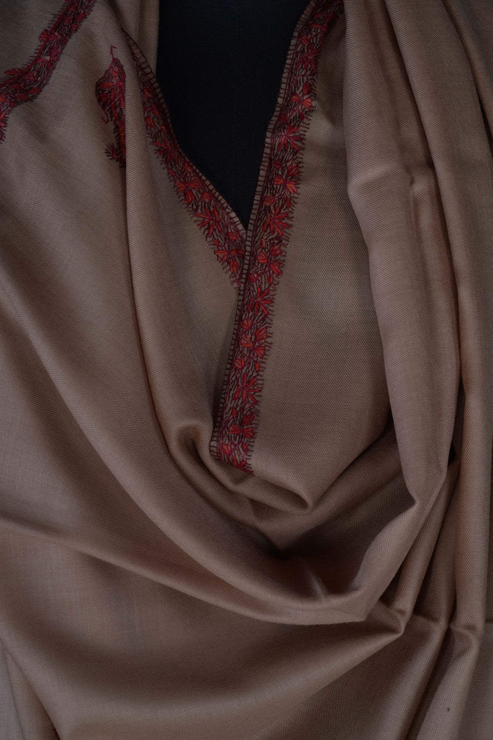 Kashmiri Hand Embroidered Pure Pashmina Stole