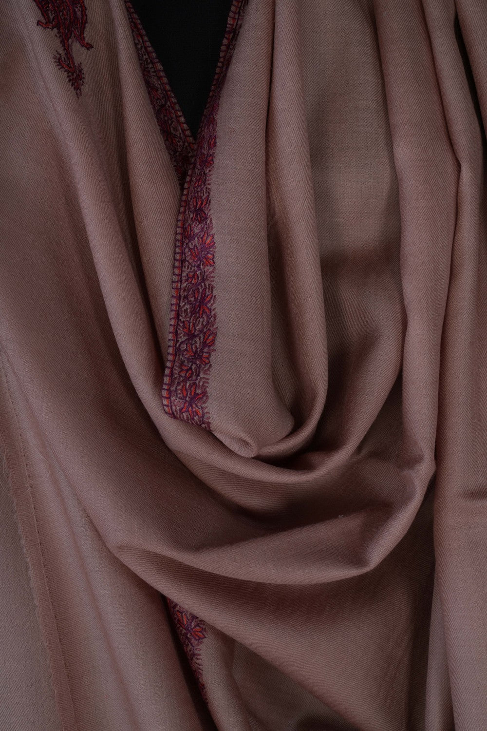 Image of Kashmiri Hand Embroidered Pure Pashmina Stole