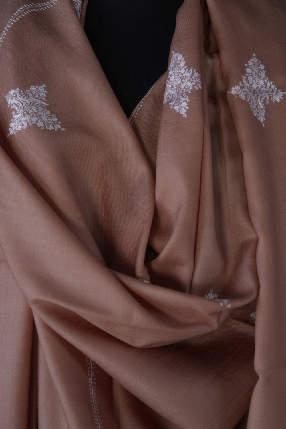 Image of Kashmiri Hand Embroidered Pure Pashmina Stole