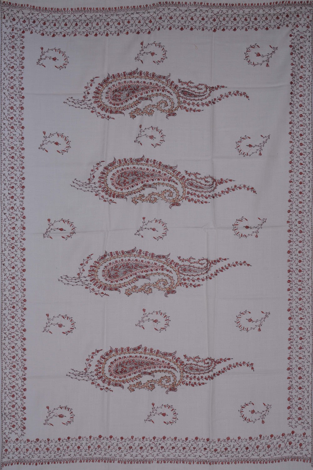 Image of Kashmiri Hand Embroidered Pure Pashmina Stole