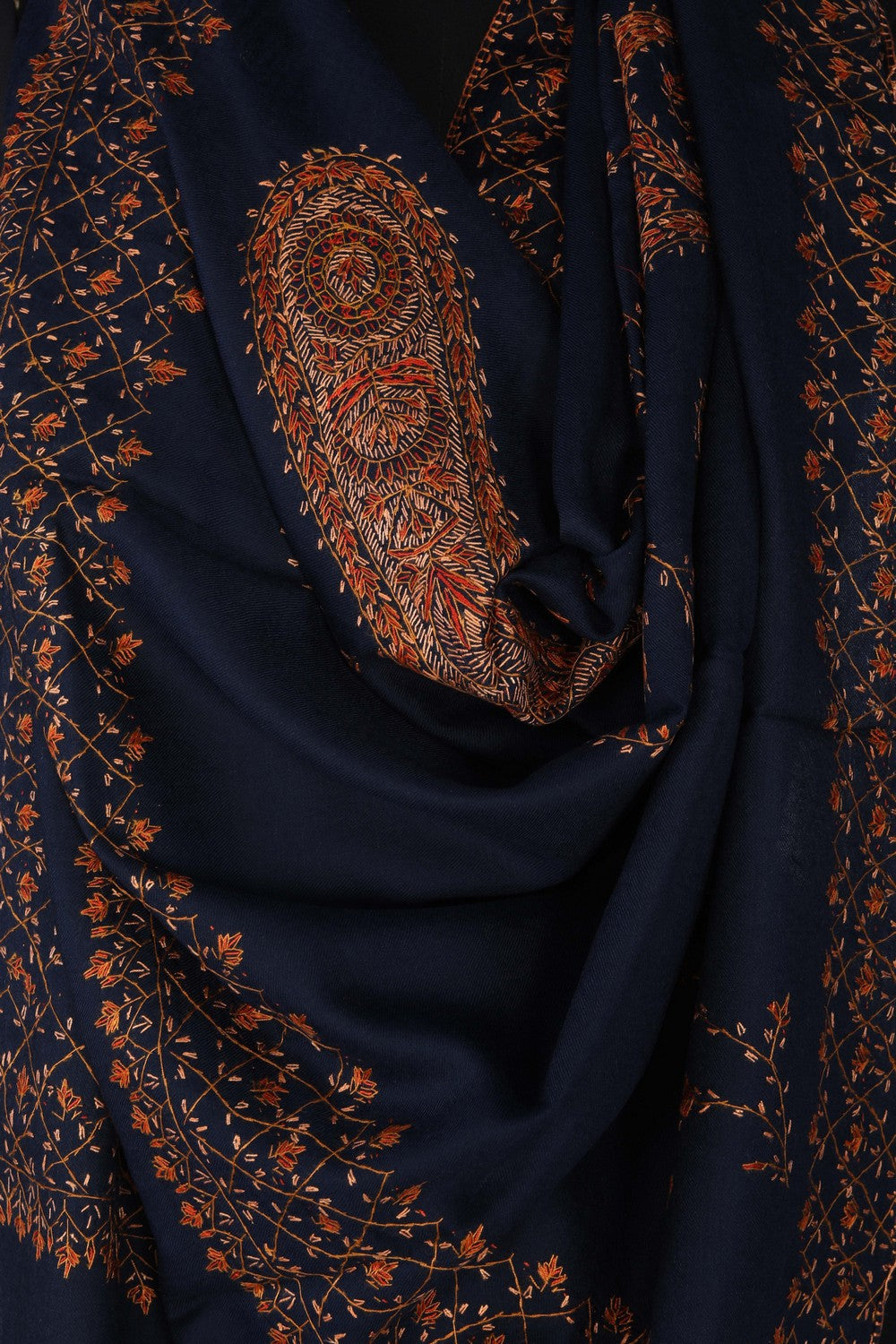 Image of Kashmiri Hand Embroidered Pure Pashmina Stole