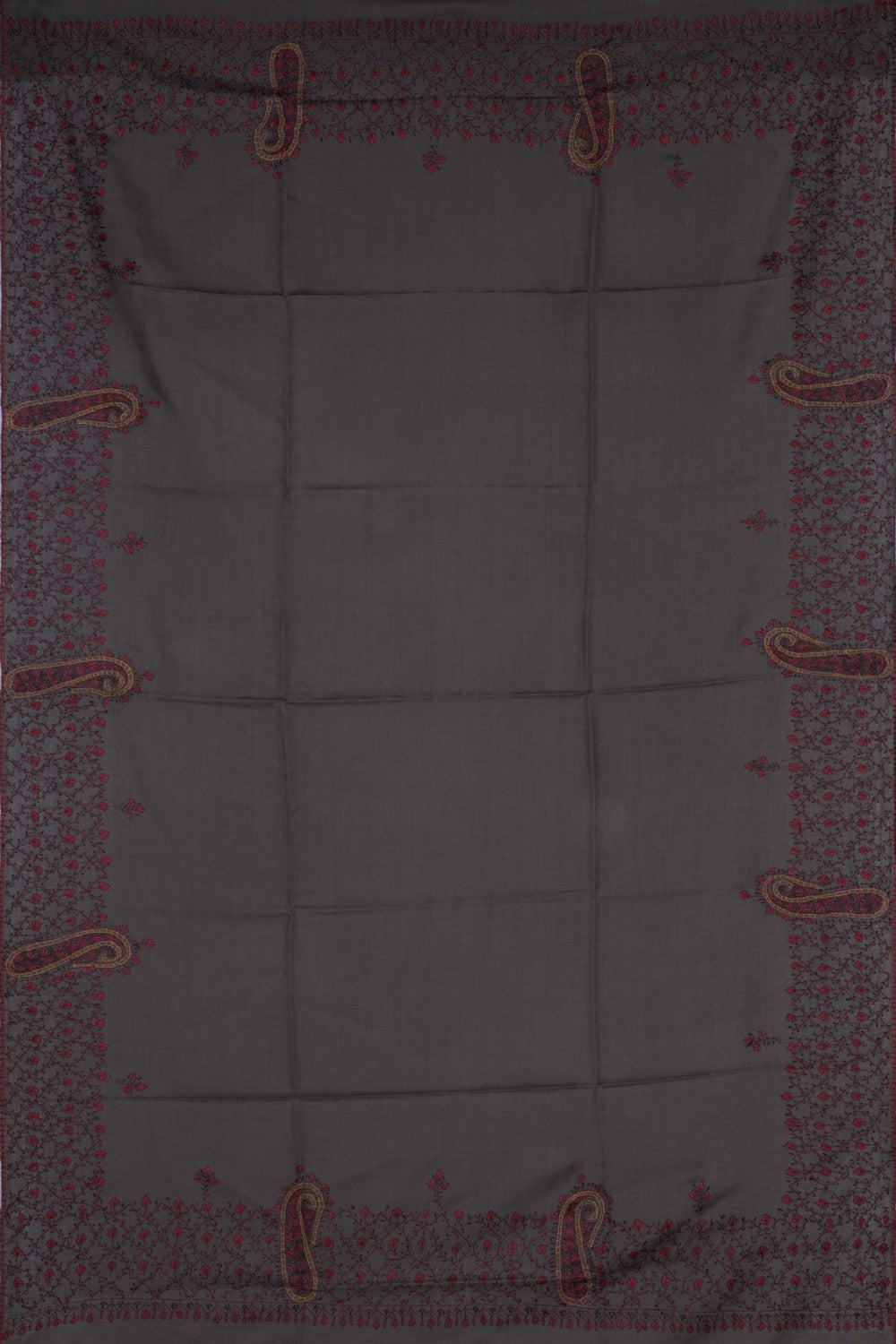 Image of Kashmiri Hand Embroidered Pure Pashmina Stole