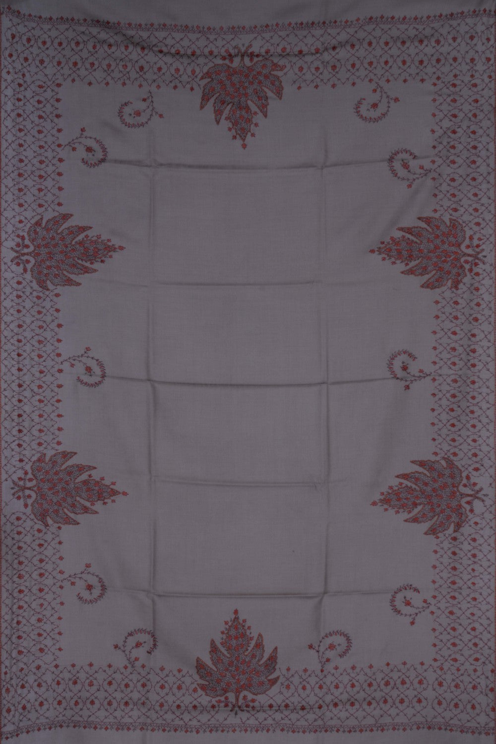 Image of Kashmiri Hand Embroidered Pure Pashmina Stole