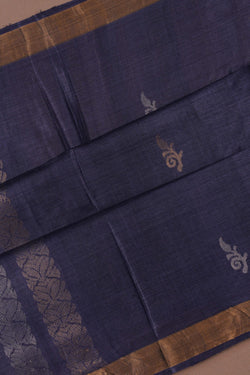 Image of A Tussar Zari Motif Saree