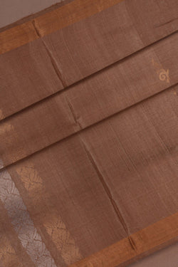 Image of A Tussar Zari Motif Saree