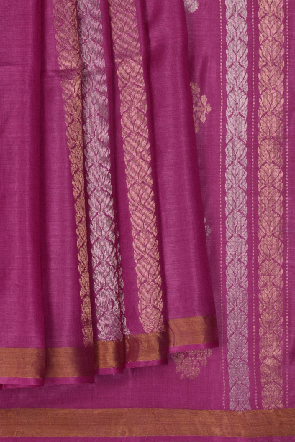 Image of A Tussar Zari Motif Saree