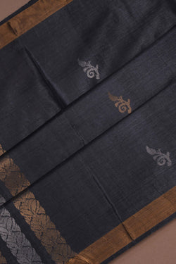 Image of A Tussar Zari Motif Saree
