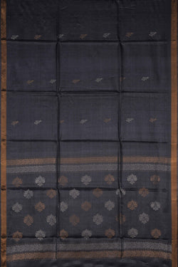 Image of A Tussar Zari Motif Saree