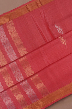 Image of A Tussar Zari Motif Saree