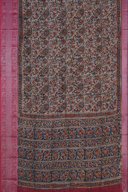 Image of Kalamkari Printed Saree