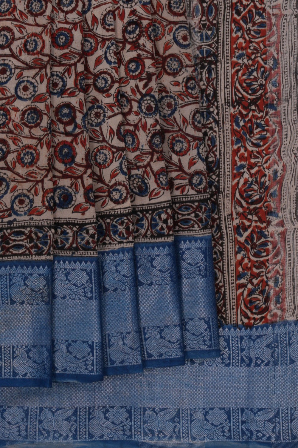 Image of Kalamkari Printed Saree