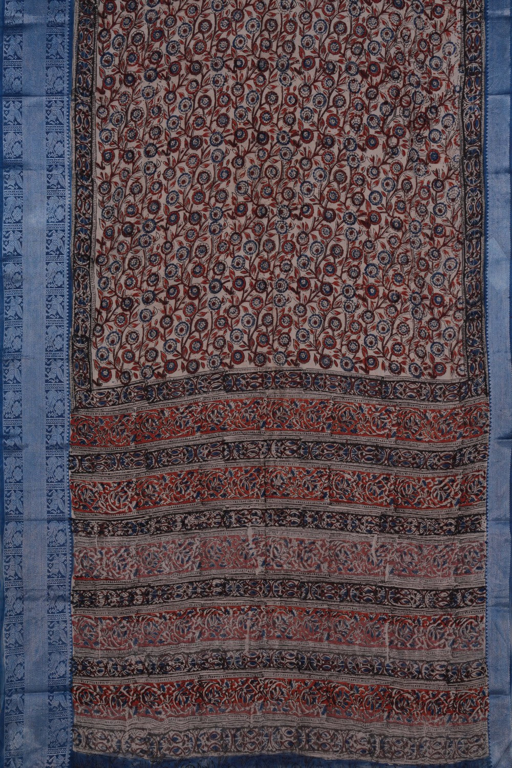 Image of Kalamkari Printed Saree