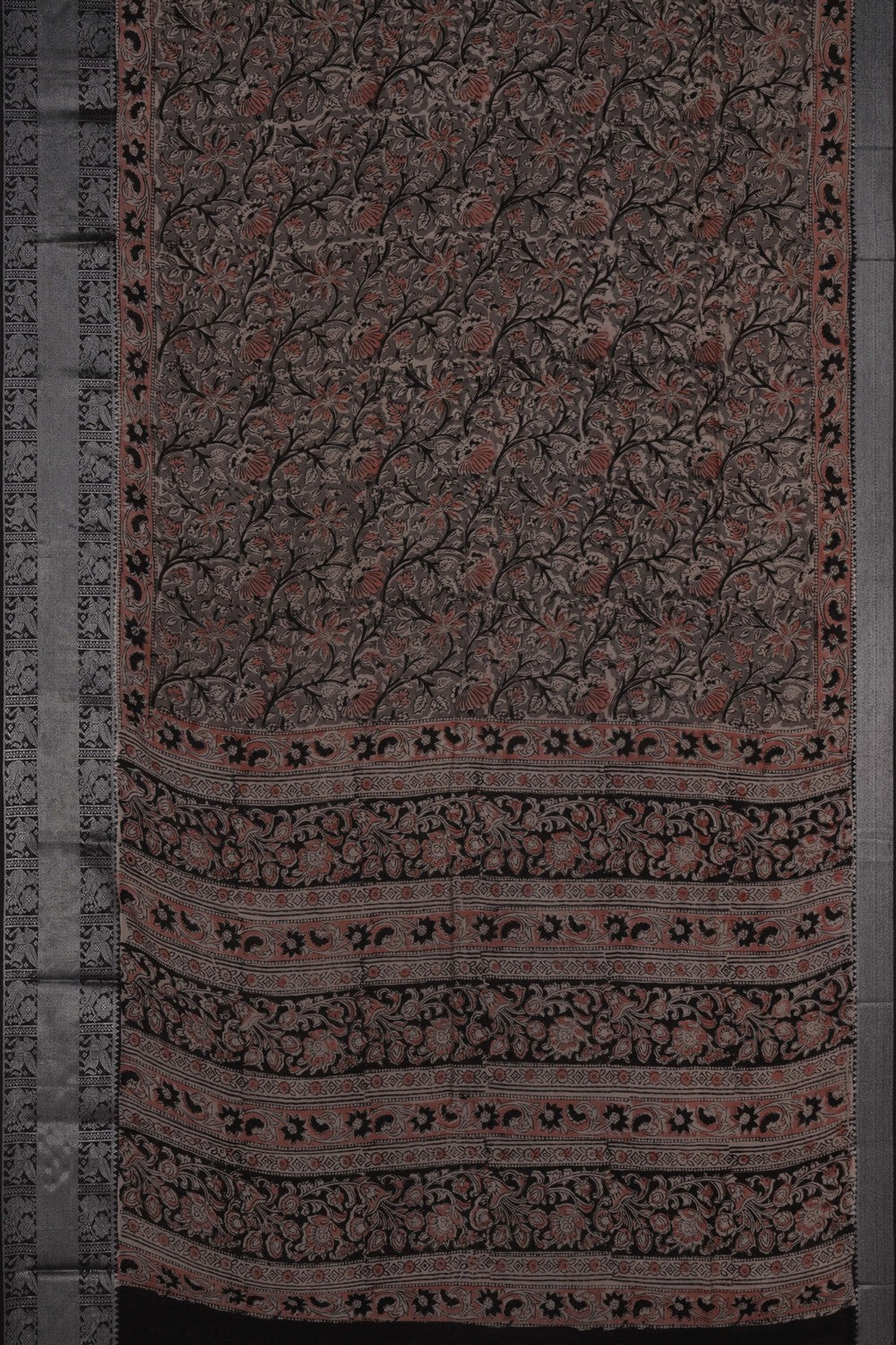 Mangalgiri Silk Bagru Printed Saree