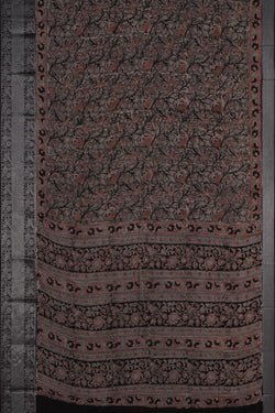 Image of Mangalgiri Silk Bagru Printed Saree
