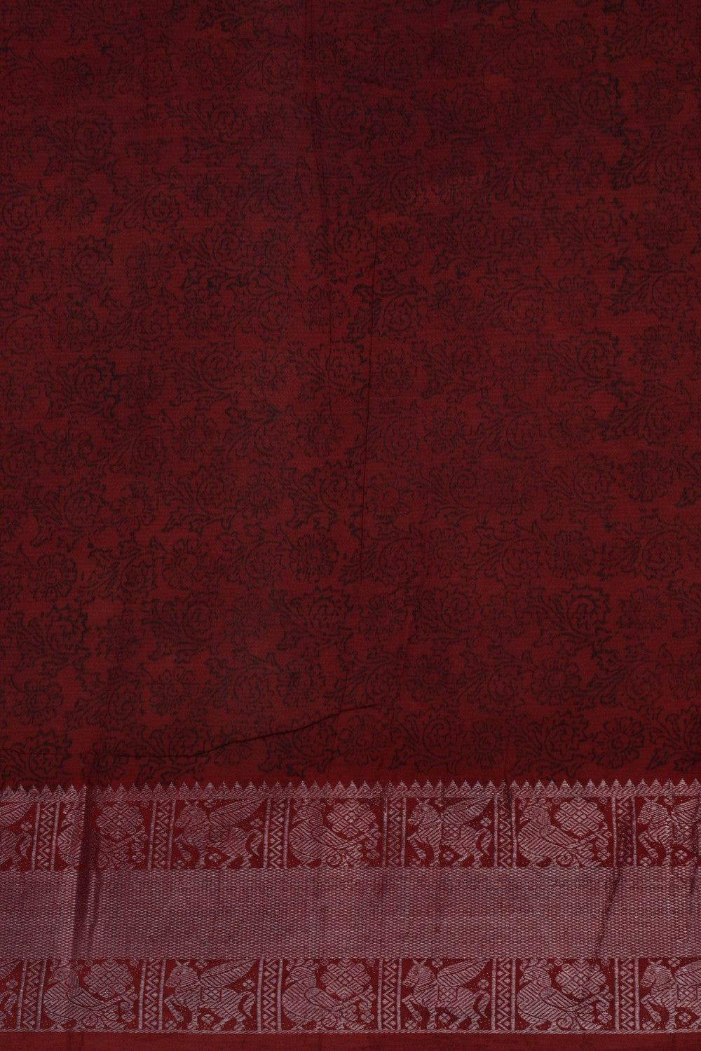 Image of Mangalgiri Silk Bagru Printed Saree