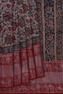 Image of Kalamkari Printed Saree
