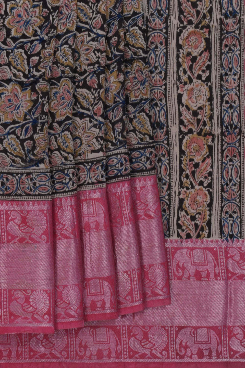 Image of Kalamkari Printed Saree