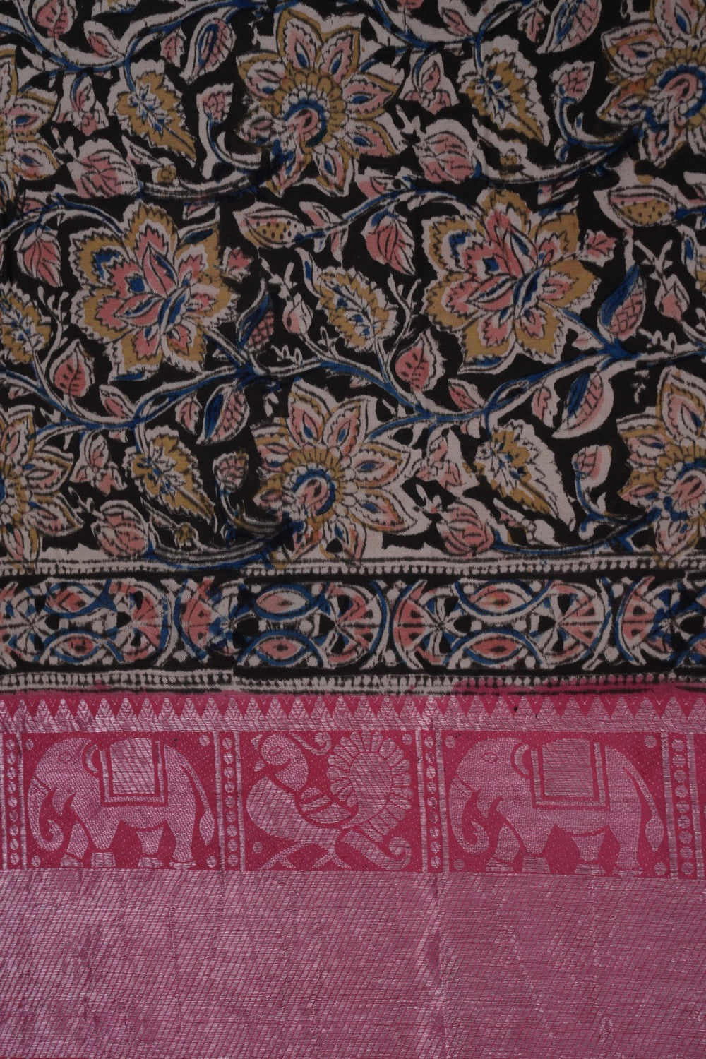 Image of Kalamkari Printed Saree