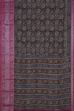 Image of Kalamkari Printed Saree