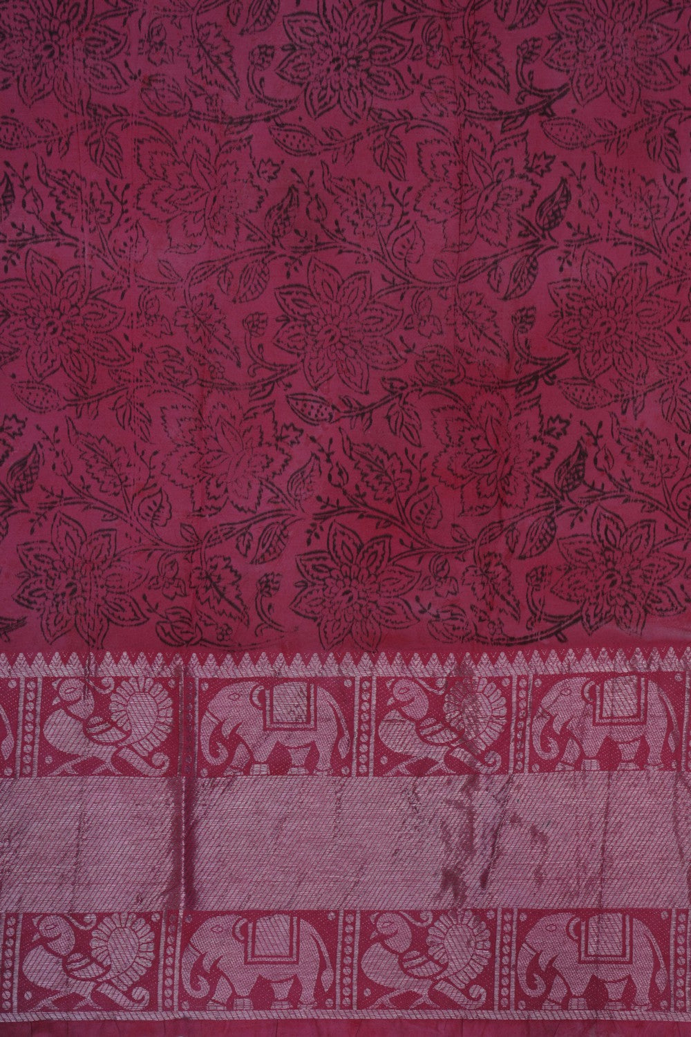 Image of Kalamkari Printed Saree