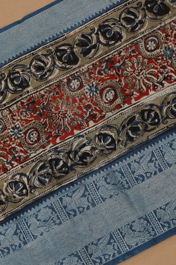 Image of Mangalgiri Silk Bagru Printed Saree