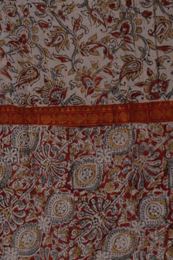 Image of Kalamkari Printed Saree