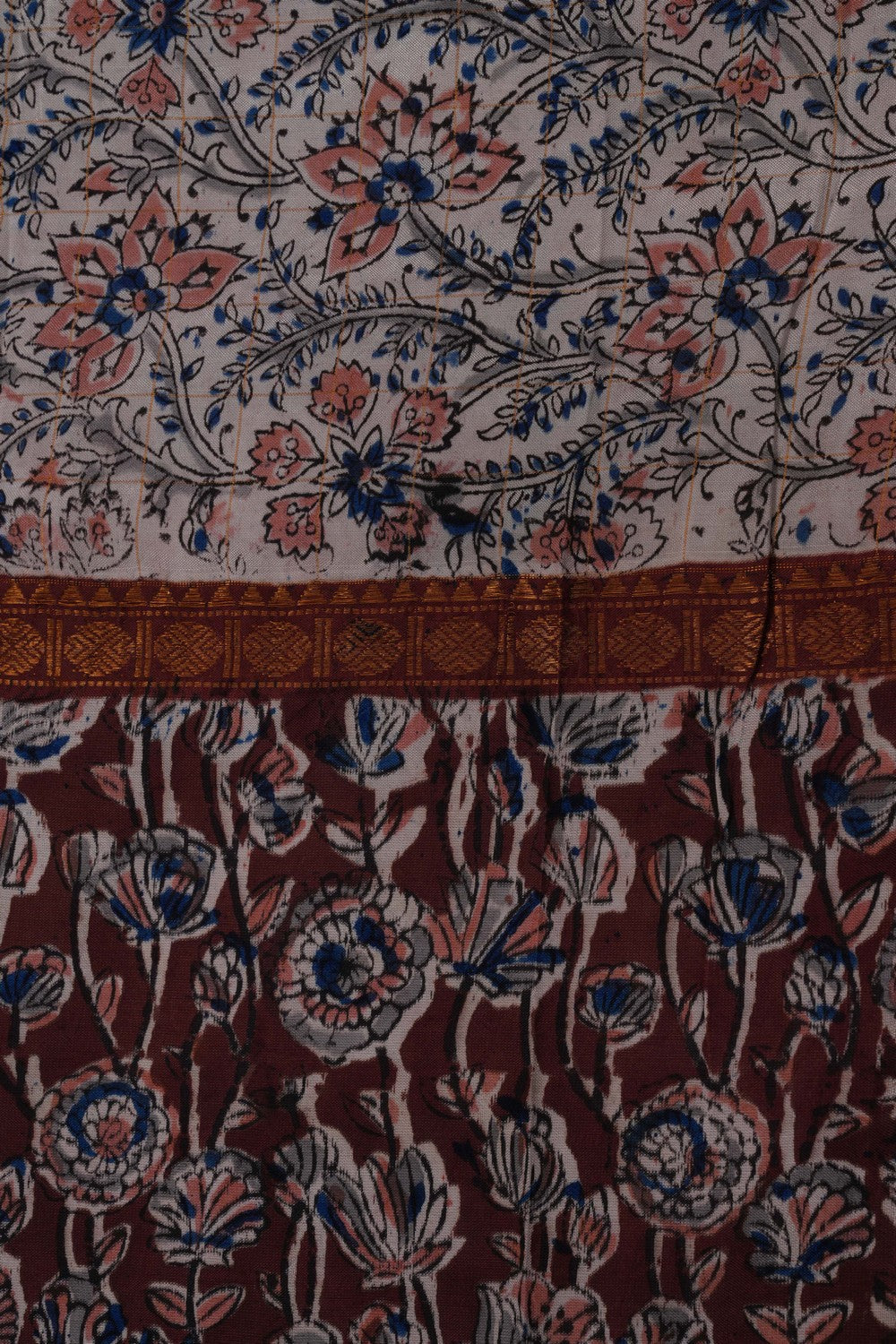 Image of Kalamkari Printed Saree