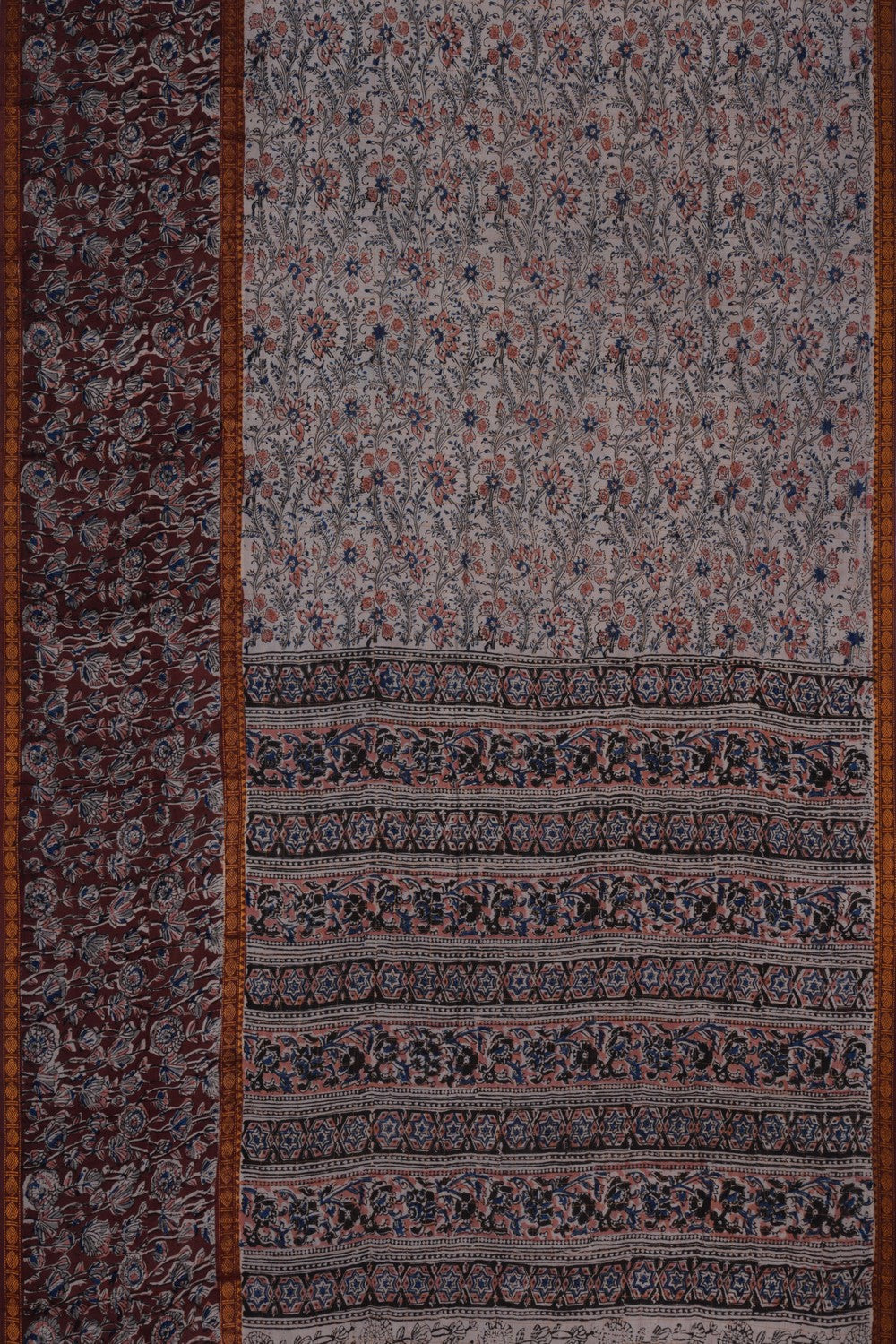 Image of Kalamkari Printed Saree