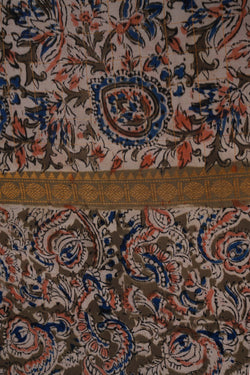 Image of Kalamkari Printed Saree