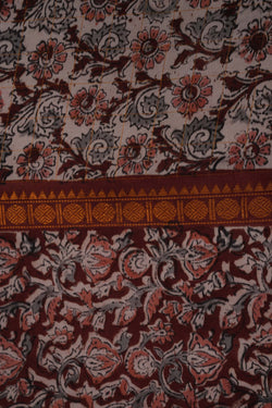 Image of Kalamkari Printed Saree