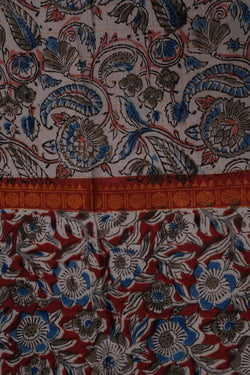 Image of Kalamkari Printed Saree