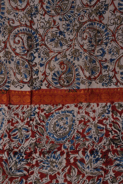 Image of Kalamkari Printed Saree