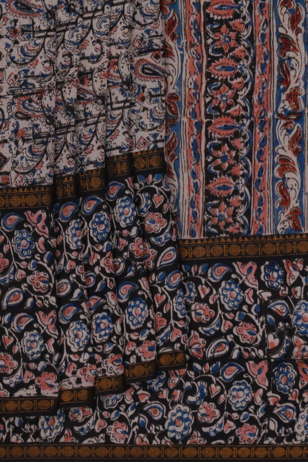 Image of Kalamkari Printed Saree